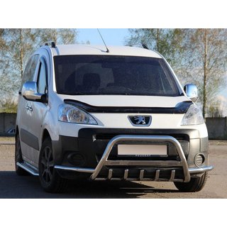 Přední ochranný rám WT003-Plus (nerez) Citroen Berlingo 2008–2018 fotografie 1