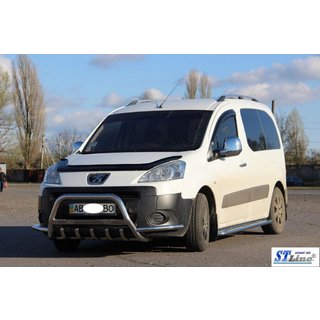Přední ochranný rám WT003-Plus (nerez) Citroen Berlingo 2008–2018 fotografie 2
