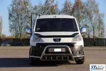 Peugeot Partner Tepee 2008–2018 Přední ochranný rám WT003-Plus (nerez) fotografie 3