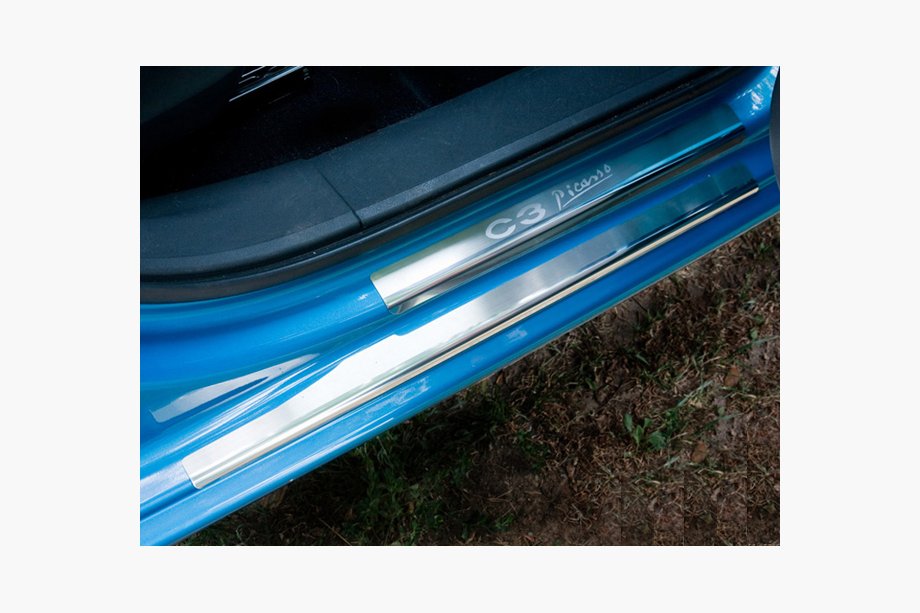 Citroen C-3 Picasso 2010–2017 Kryty prahů Natanika Premium (8 ks, nerez) Image