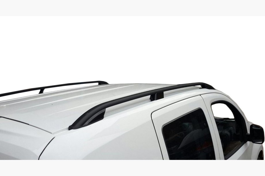 Fiat Doblo II 2010–2022 Střešní podélníky Skyport (černé) Standardní základna Fotografie 3