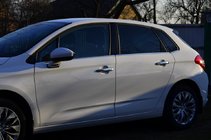 Citroen C-4 2010–2018 Chromové kryty klik dveří (4 ks, nerez) fotografie 7