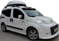 Fiat Fiorino/Qubo 2008–2024 Lip spoiler předního nárazníku V2 (k lakování) fotografie 1