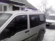 Ford Connect 2002–2006 Chromované střešní ližiny fotografie 3
