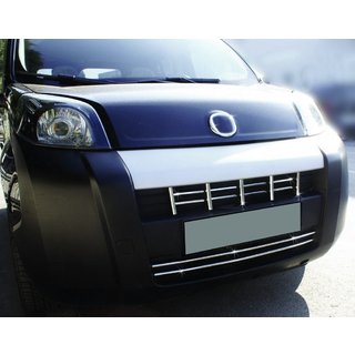 Nerezové lišty na masku chladiče (15 ks) Citroen Nemo 2007–2017