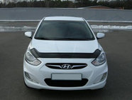 Hyundai Accent 2011–2017 Deflektor kapoty Fly fotografie 1