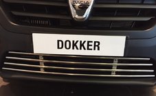 Dacia Dokker 2013–2022 Mřížka do nárazníku (nerez) fotografie 2