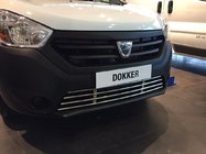 Dacia Dokker 2013–2022 Mřížka do nárazníku (nerez) fotografie 5