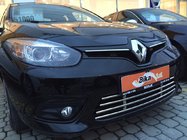 Renault Fluence 2009–2016 Celistvá mřížka do nárazníku (2013-2016, nerez) fotografie 2