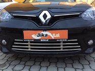 Renault Fluence 2009–2016 Celistvá mřížka do nárazníku (2013-2016, nerez) fotografie 3