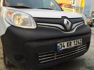 Renault Kangoo 2008–2020 Celistvá mřížka do nárazníku (nerez) fotografie 2