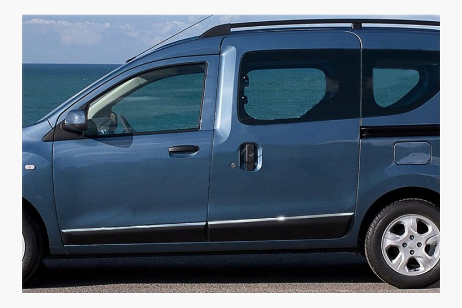 Dacia Dokker 2013–2022 Dveřní lišty z nerezu (4 ks) Image