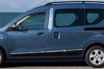 Dacia Dokker 2013–2022 Dveřní lišty z nerezu (4 ks) fotografie 1