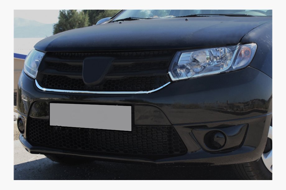 Renault Sandero 2013–2022 Nerezové lišty na masku chladiče Image
