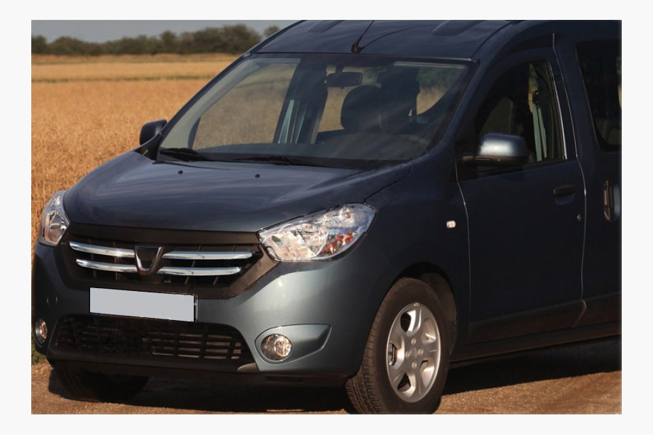 Renault Dokker 2013–2022 Lišty na masku chladiče (4 proužky, nerez) Image