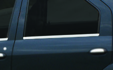 Renault Logan I 2005–2008 (Carmos) Nerezové okenní lišty fotografie 1
