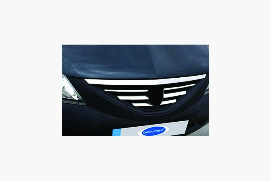 Dacia Logan MCV 2004–2014 Nerezové kryty na přední masku Image