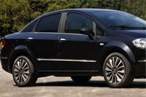 Fiat Linea 2006–2018 Chromové lišty dveří (4 ks, nerez) fotografie 2