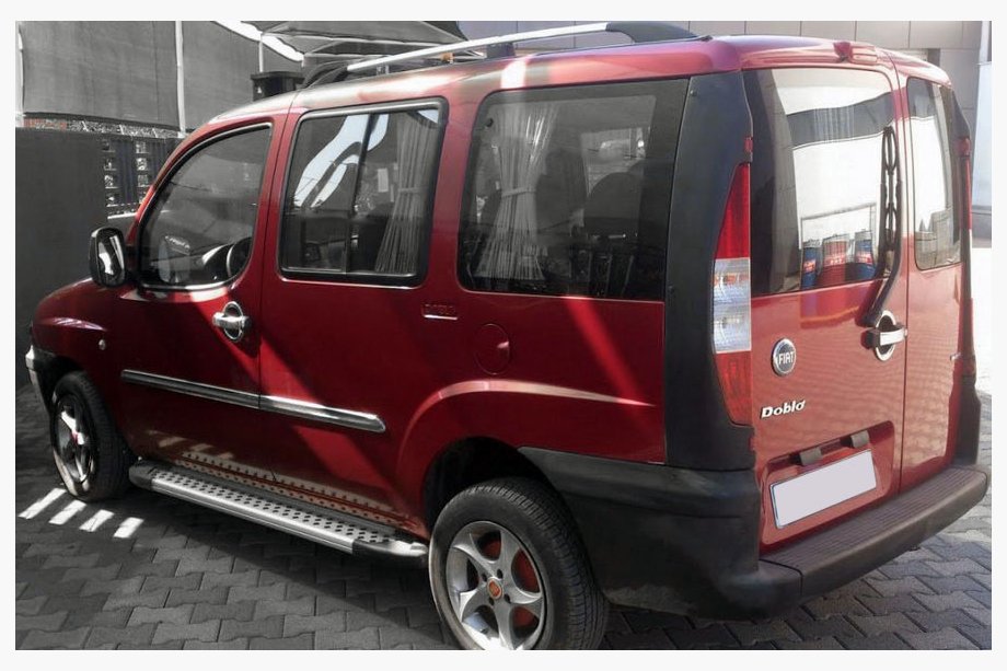 Fiat Doblo I 2001–2005 Boční nášlapy Allmond Grey (2 ks, hliník) Fotografie 3