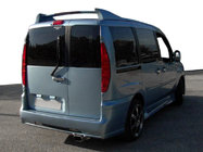 Fiat Doblo I 2001–2005 Střešní ližiny se spoilerem typu HRV (k lakování) fotografie 1