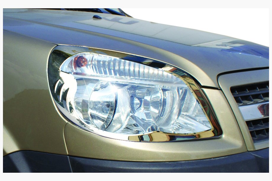 Fiat Doblo I 2005–2010 Rámečky světlometů (2 ks, ocel) Image