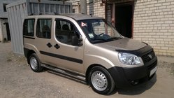 Fiat Doblo I 2005–2010 Chromované střešní ližiny fotografie 10