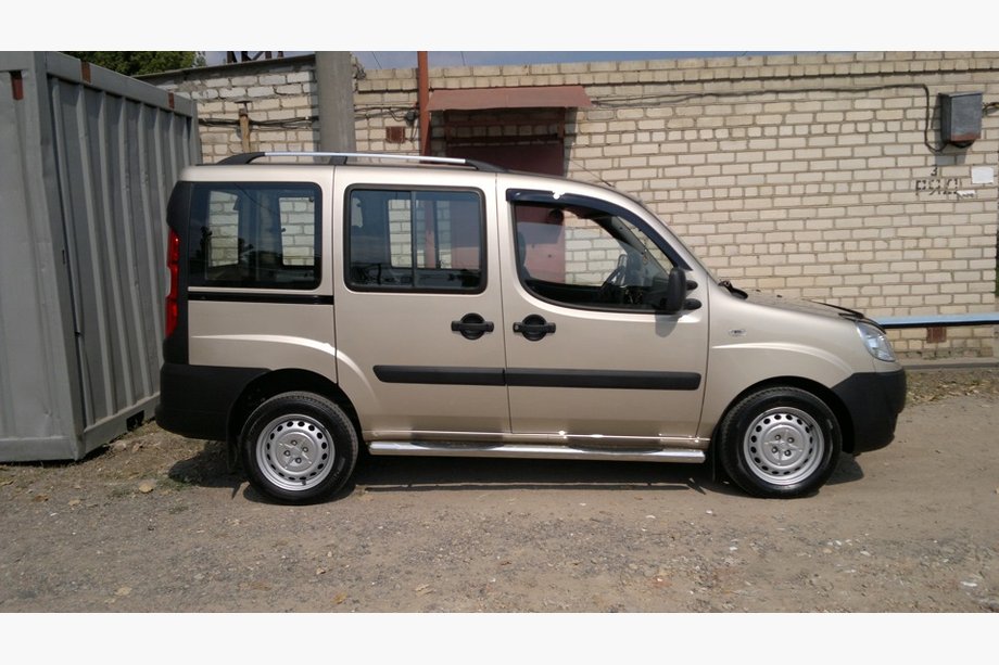 Fiat Doblo I 2001–2005 Chromované střešní ližiny Kovové nožky Fotografie 8