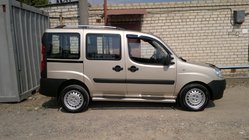 Fiat Doblo I 2005–2010 Chromované střešní ližiny fotografie 11