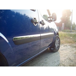 Dveřní lišty – úzký model (4 ks, nerez) Fiat Doblo I 2005–2010 fotografie 2