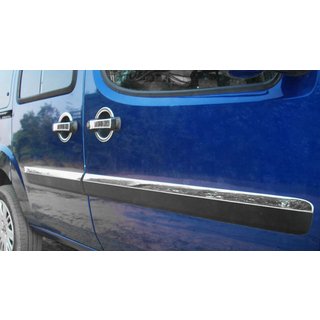 Dveřní lišty – úzký model (4 ks, nerez) Fiat Doblo I 2005–2010 fotografie 1