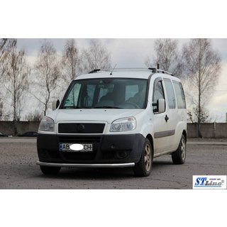 Přední ochranný rám ST008 (2 ks, nerez) Fiat Doblo I 2005–2010 fotografie 2
