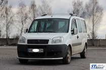 Fiat Doblo I 2005–2010 Přední ochranný rám ST008 (2 ks, nerez) 60 mm fotografie 2