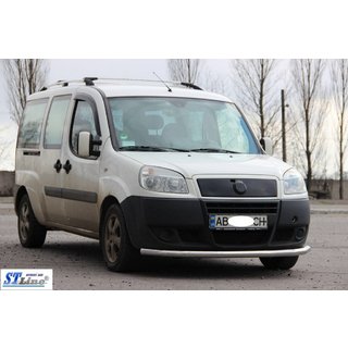 Přední ochranný rám ST008 (2 ks, nerez) Fiat Doblo I 2005–2010 fotografie 3