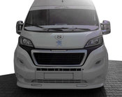 Fiat Ducato 2006–2025 Přední lip spoiler 2014↗︎ (úzký s LED, k lakování) fotografie 1