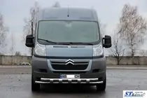 Fiat Ducato 2006–2025 Přední ochranný rám ST015 (nerez) fotografie 2