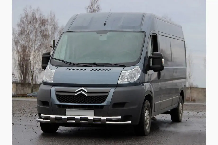 Fiat Ducato 2006–2025 Přední ochranný rám ST015 (nerez) Image