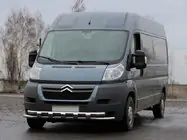 Fiat Ducato 2006–2025 Přední ochranný rám ST015 (nerez) fotografie 1