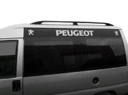 Citroen Jumpy 1996–2007 Černé střešní ližiny Krátký rozvor, plastové patky fotografie 1