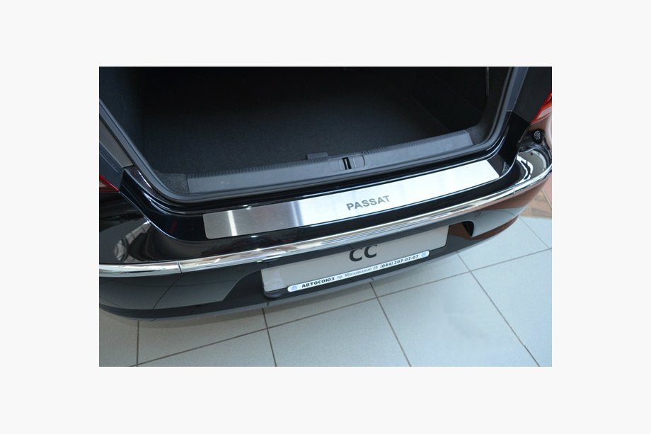 Volkswagen Passat CC 2008–2017 Nerezová lišta zadního nárazníku Natanika Image