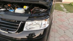 Volkswagen T5 Multivan 2003–2010 Mračítka na světlomety (2 ks, plast, černá) Matná černá fotografie 2