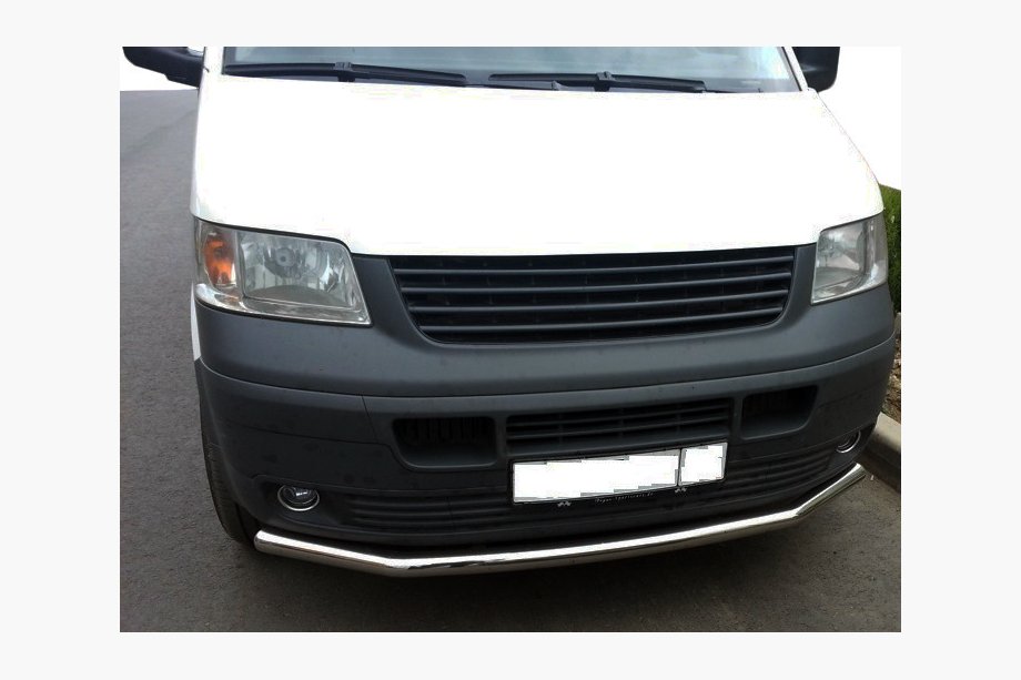 Volkswagen T5 Transporter 2003–2010 Přední ochranný rám jednoduchý (nerez) 42 mm Fotografie 2