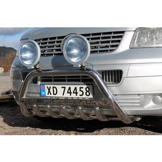 Přední ochranný rám WT003 (nerez) Volkswagen T5 Transporter 2003–2010 fotografie 3