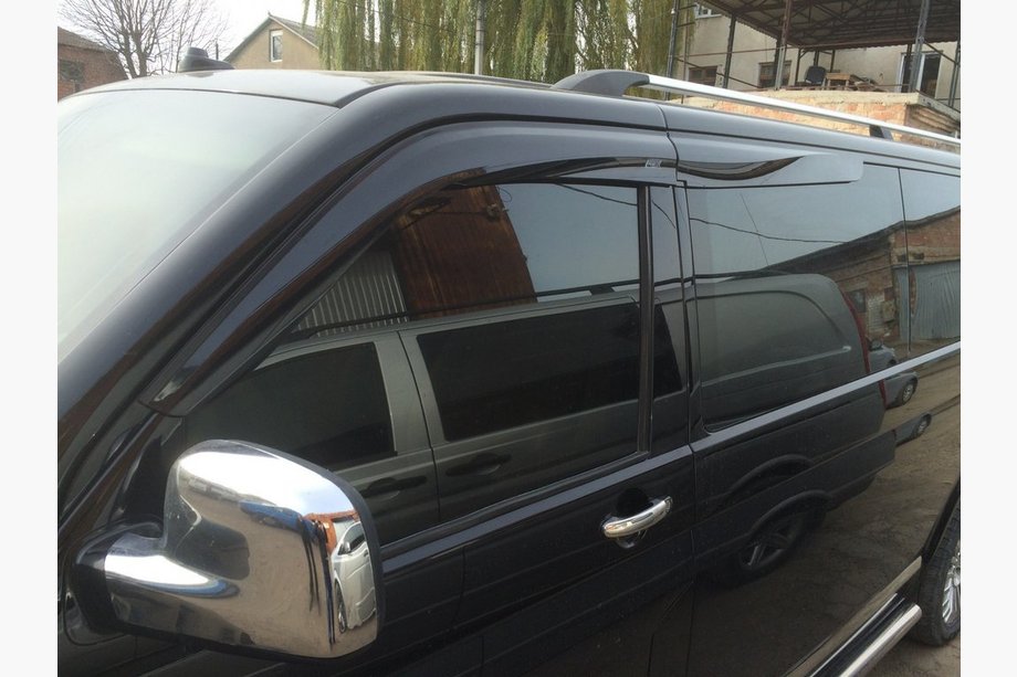 Volkswagen T5 Transporter 2003–2010 Ofuky oken (4 ks, Sunplex Sport) Image