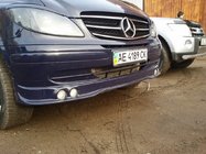 Mercedes Vito W639 2004–2014 Lip spoiler předního nárazníku pro 4 světlomety (k lakování) fotografie 4