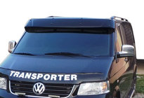 Volkswagen T5 Multivan 2003–2010 Sluneční kšilt na čelní sklo (černý lesk, 5 mm) fotografie 2