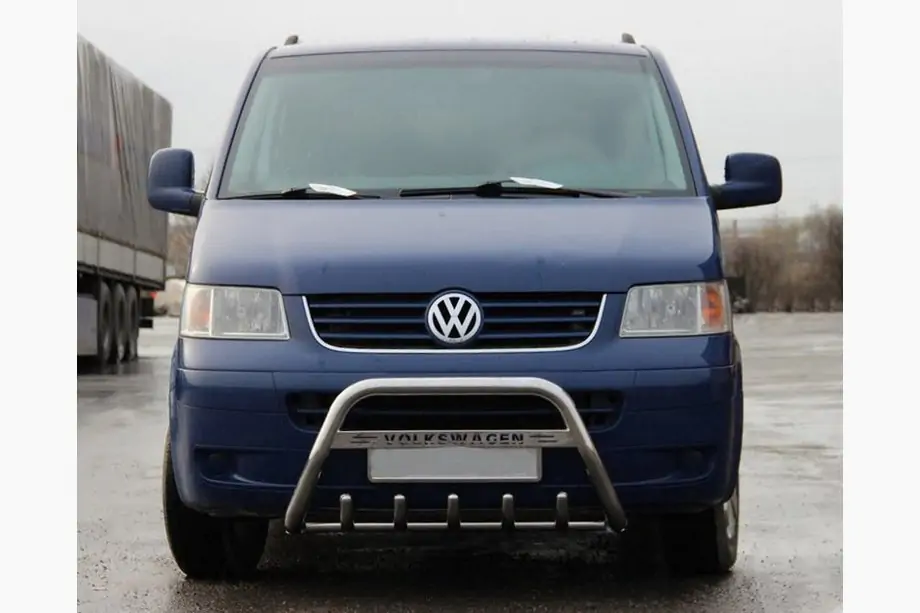 Volkswagen T5 Caravelle 2004–2010 Přední ochranný rám WT003 (nerez) Image