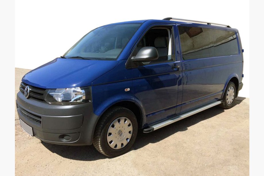 Volkswagen T5 2010–2015 Boční nášlapy Maya V2 (2 ks, hliník) Dlouhý rozvor Image