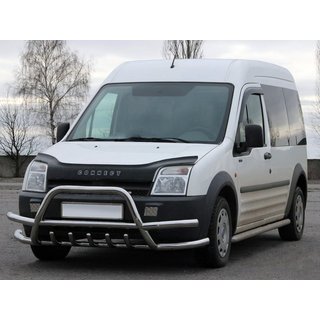 Nerezový přední ochranný rám s dvojitými vzpěrami WT003-Plus-2 Ford Connect 2010–2013 fotografie 1