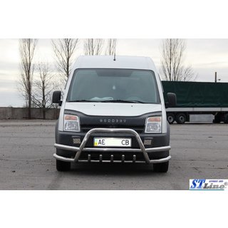 Nerezový přední ochranný rám s dvojitými vzpěrami WT003-Plus-2 Ford Connect 2010–2013 fotografie 2