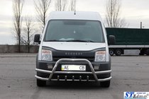 Ford Connect 2010–2013 Nerezový přední ochranný rám s dvojitými vzpěrami WT003-Plus-2 fotografie 2